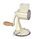 Zassenhaus Classic Drum Grater, Manual Kitchen Grater, Painted Metal, Beech Wood, Stainless Steel, Suction Base, 2 Grating Drums and Pestle, Can be Used as Vegetable Cutter, Cheese Grater and Slicer,