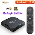 X96Max Plus Ultra TV Box Android 11 Amlogic S905X4 4GB 32GB TVBOX AV1 8K Wifi BT X96 Max lettore multimediale TV Set Top Box