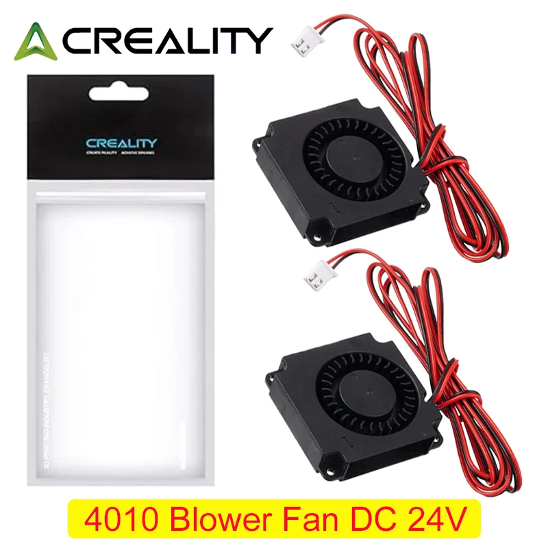 2 Stück Creality Original 4010 Lüfter DC 24V Extruder Hotend Lüfter für Creality Ender 3/ Ender 5/CR6 SE 3D-Drucker Kühllüfter Image