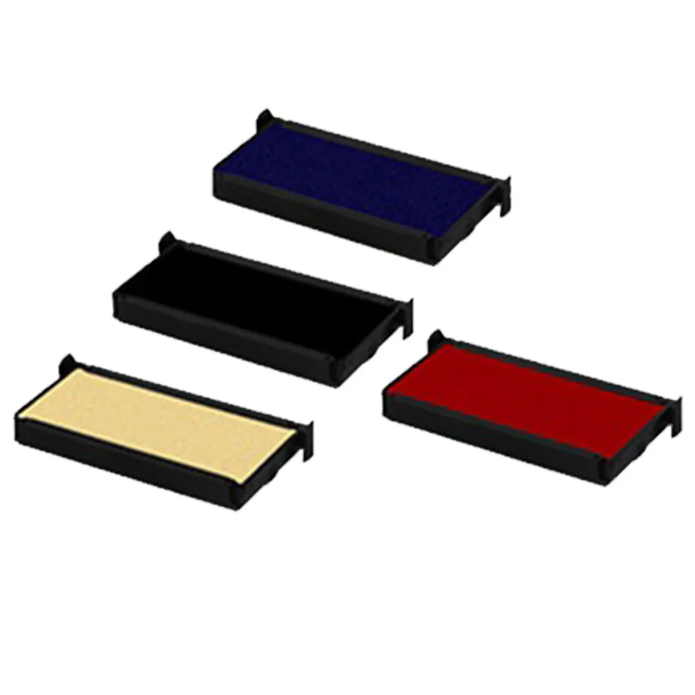 Ersatz-Stempelkissen für Trodat Printy 4912, selbstfärbende Stempel, Tinte auf Wasserbasis, Ersatz-Stempelkissen, schwarz, blau, rot, blanko Image