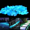 50 pezzi di pietre luminose Glow In The Dark Pebbles Glow In Dark Garden Pebbles Fish Tank