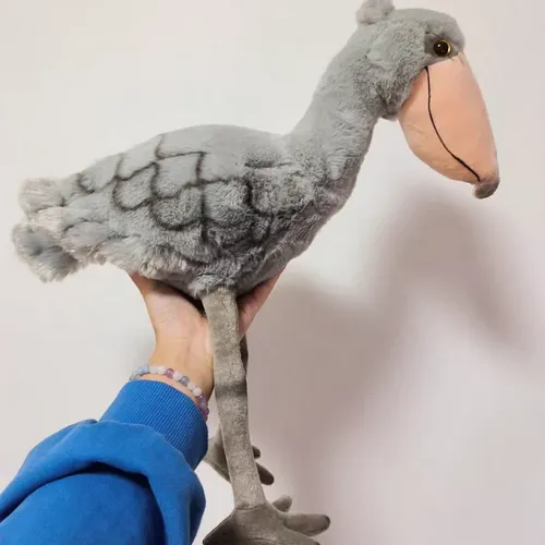Neue realistische Schuhs ch nabel Stofftiere Spielzeug weichen wal köpfigen Storch Vogel Plüsch