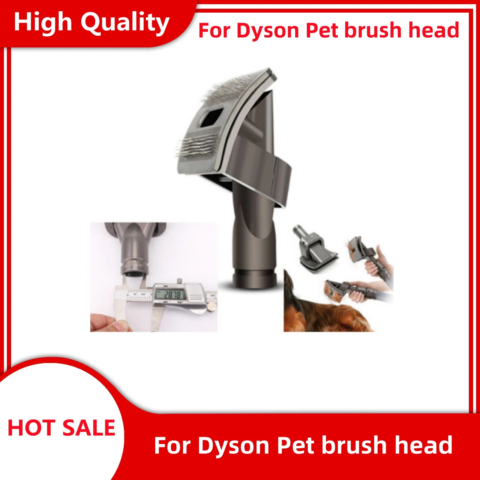 Für dyson bräutigam tier allergie staubsauger hohe qualität hund haustier werkzeug bürste 1 stücke Image
