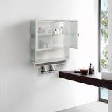 Latitude Run® Aneiro Bathroom Storage Metal in White | 30.71 H x 23.62 W x 9.06 D in | Wayfair E36DEF1058014DE29C1FFD7C56D20CE2