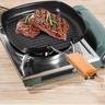 1pc Foldable Iron Steak Skillet, Steak Frying Pan