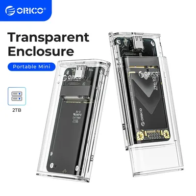 ORICO-Transparent External Adapter Mini mSATA SSD Enclosure Case to USB 3.2 Gen1 5Gbps for Samsung