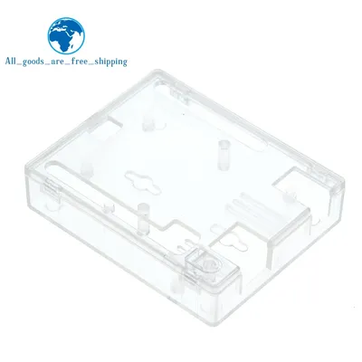 TZT Uno R3 Case Enclosure Transparent Acrylic Box Clear Cover Compatible for arduino UNO R3 Case