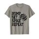 Bump Set Spike Repeat Volleyball Lustige Volleyballliebhaber T-Shirt