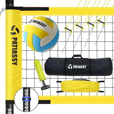 Outdoor Portable Volleyball Net Set System for Backyard