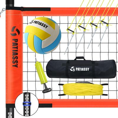 Outdoor Portable Volleyball Net Set System for Backyard