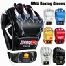 1 Paar Kickbox handschuhe Halbfinger-Box handschuhe mit verstellbarem Armband für das
