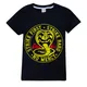Cartoon Cobra Kai das Karate T-Shirt Kinder T-Shirts Kinder kleidung Mädchen T-Shirt Baby Boy