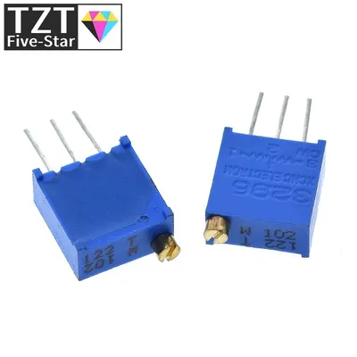 10 Stück 3296W 3296 50 100 200 500 Ohm 1K 2K 5K 10K 20K 50K 100K 200K 500K 1M Ohm 103 100R 200R 500R Image