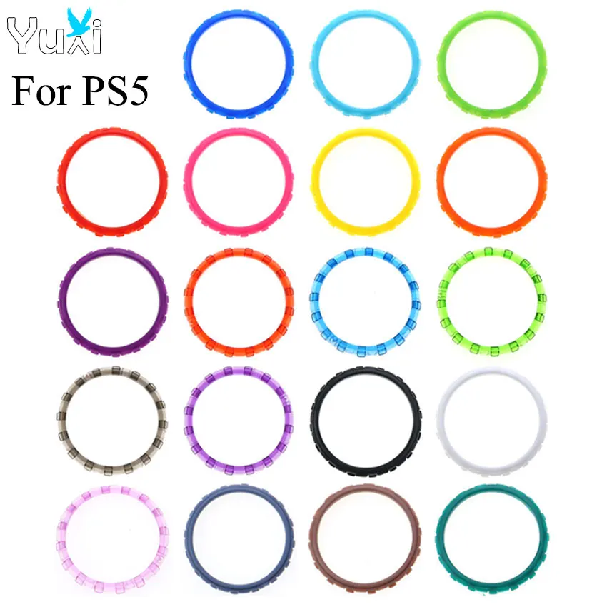 YuXi 2 stücke Ersatz Accent Ringe Für PS5 Controller Zubehör Image