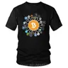 Bitcoin criptovaluta Crypto Btc magliette uomo Casual Tee top maglietta di cotone Blockchain Geek