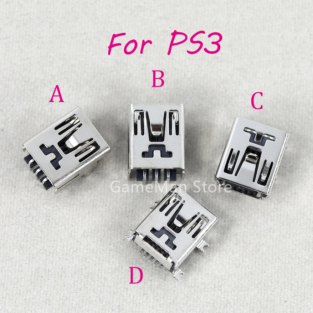 10 stücke Für Playstation PS3 Wireless Controller Mini USB Lade Port Stecker Jack Power Ladegerät Buchse