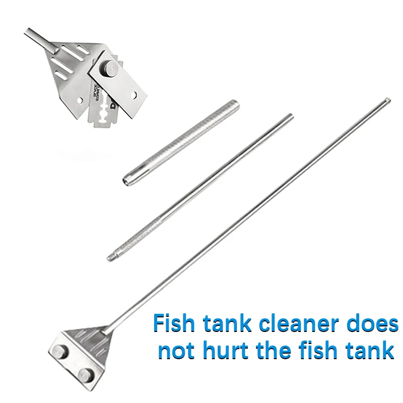 Algenschaber, Aquarium-Reinigungswerkzeug, keine Schäden an Algen, Entfernungsmesser, Innenwand-Werkzeuge, Reinigung des Wassertanks, einfache Demontage Image