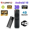 LEMFO-Q6 Smart TV Stick Android 10 Touriste Wifi 4K HDR10 2 Go 16 Go Mini TV Stick Android