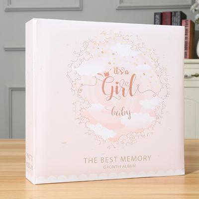 TEMU Growth Photos Storage Booklet, 6-inch, 200 Photo Albums, , Handwritten Photo Album, Flat Back Pocket Insert Style,halloween And Thanksgiving Day Gifts Image
