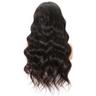Perruque Lace Front Wig de cheveux humains vierges, cheveux brésiliens kardashian ondulés naturels, noir et marron, densité 130%, 150%, 180%, avec cheveux de bébé, ligne de cheveux naturelle, nœuds