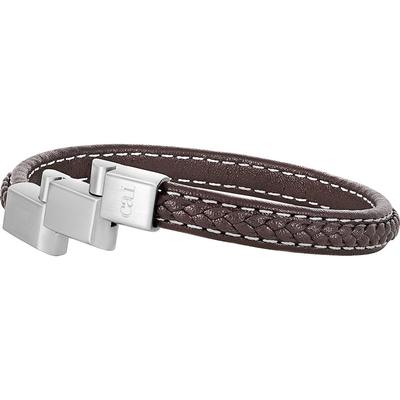 caï - Armband Edelstahl, Leder Armbänder & Armreife 1 ct Herren Image