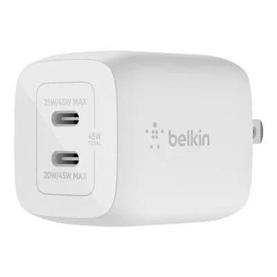 Belkin BoostCharge Pro Dual USB-C GaN 45W Wall Cha...