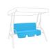 (Turquoise) Gardenista Outdoor 3-Seater Garden Hammock Swing Bench Cushion Patio Furniture Seat Pad