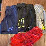 Nike Bottoms | Five Boys Nike Shorts Lot Size 6/7 Years | Color: Black/Red | Size: Boys 6/7