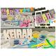 Personalised Decorate your own Name Kit -paint kit-Decopatch kit-Zoom Craft Party-Adult Craft Kit-Craft Kit for Kids-birthday gift-ANY WORD!