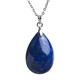 RVBLRDSE natural stone pendant Natural Lapis Lazuli Pendant Blue Gemstone Crystal Woman Men 29x19x7mm