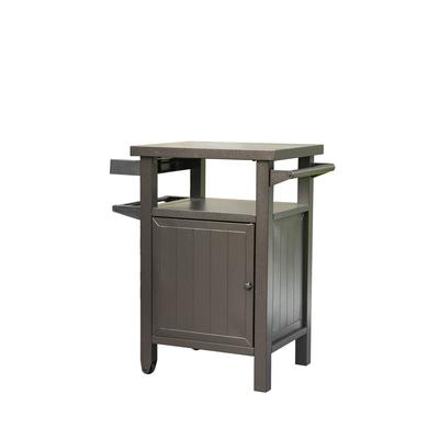 Aluminum Portable Outdoor Storage Cabinet with Wheels