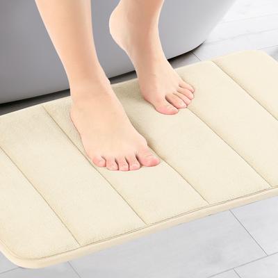 Non Slip Bathroom Rug Thick Soft Bathroom Mat Quick Dry Anti Skid Bath Rugs Absorbent Machine Washable