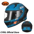 Casco Moto integrale per uomo donna casco Moto originale CYRIL FF352 DOT casco omologato ECE casco
