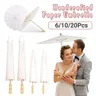 6-20PCS ombrello di carta da sposa 60/84cm ombrellone di carta ombrelli di carta cinesi ombrello