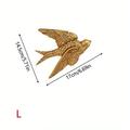 oiseau en métal art mural oiseau volant décoration murale sculpture murale décor mural pour intérieur extérieur chambre décor décor à la maison décor de fête