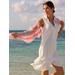 J.McLaughlin Women's Wellesley Sleeveless Linen Dress White, Size XS