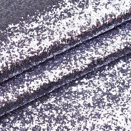 PU große Glitzer Gold Zwiebelpulverstoff hexagonal grober Sand Pailletten leuchtendes Pulver Kunstleder Glitzer Material 11,38m Weihnachtsgeschenk Image