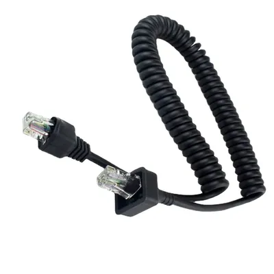 Replacement 8-Pin Speaker PTT Mic Microphone Cable for Kenwood TM281/TM481/TM271/TM471A/TK-863G