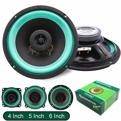 4/5/6.5 Inch Car Speakers Coaxial Subwoofer Universal Automotive Audio HiFi Music Full Range