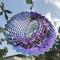 1 Stück 3D hängender Windspinner Outdoor-Dekoration für 3D Garten Windspiele Metall Yard Spinner 3D Edelstahl Spinner Geschenke Baum des Lebens 3D Spinner mit 360° drehbarem Haken