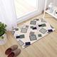 Minimalist Series Digital Printed Bathroom Mat - Non-slip Absorbent Rug with Soft Texture, Water-resistant Design, Stylish Decor, High-quality Washable Mat for Home Décor