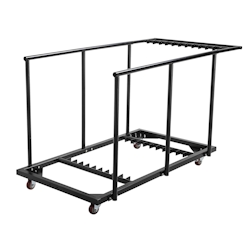 Oviala Business MobeventPro Wagen für Klapptische 150 x 78 x 83cm Schwarz Image
