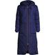 ThermoPlume Quilted Long Coat, Women, size: 14-16, regular, Blue, Polyester, by Lands' End