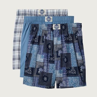 Lucky Brand 3 Pack Woven Boxers - Men's Accessorie...