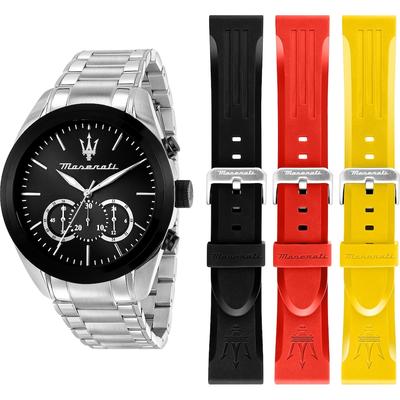 Maserati Uhren-Set inkl. Wechselarmband Edelstahl schwarz Herren Image