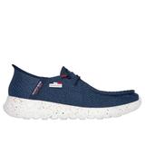 Skechers Men's Slip-ins: GO WALK Max The American Dream Slip-On Shoes | Size 10.0 | Navy | Textile/Synthetic