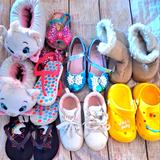 Disney Shoes | Girls All Season Shoe Bundle | Color: Pink/White | Size: 7bb