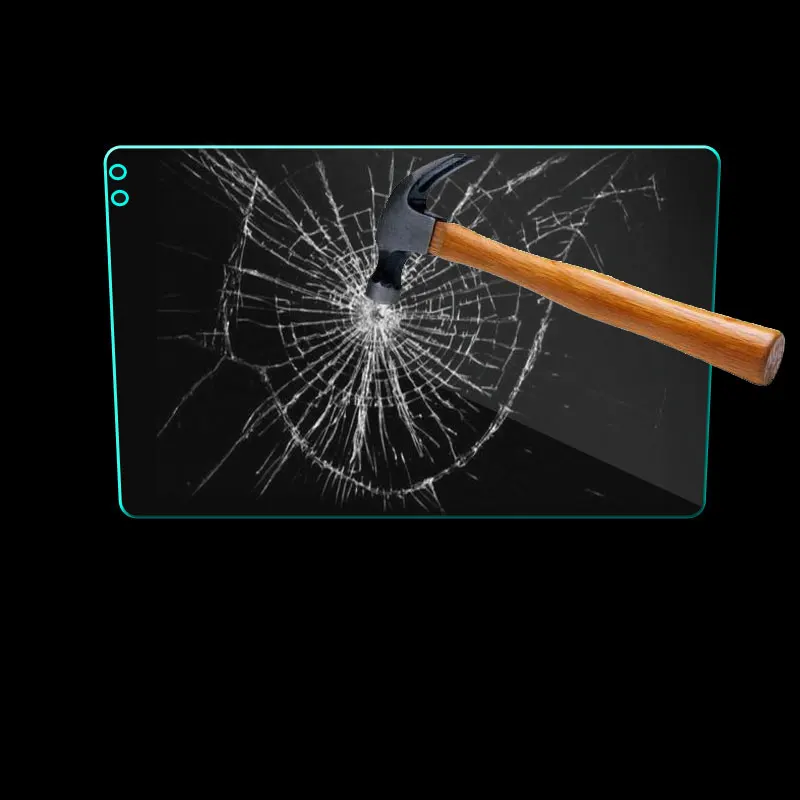 Auto-Schutzfolie aus gehärtetem Glas, Autoaufkleber für 9-Zoll-Radio, Stereo, DVD, GPS, Touch-Voll-LCD-Bildschirm, Autozubehör