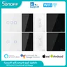 SONOFF T1/T2/T3/T0 EU/UK/US 1/2/3Gang WiFi smart Wand Touch Schalter TX ALLE Smart Home Control Über