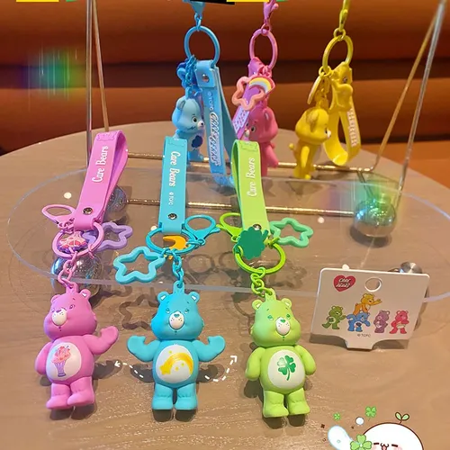 Kawaii Pflege Bären Anime Süßigkeiten Farbe Teddybär Schlüssel bund Rucksack Anhänger Teddybär